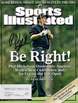 Phil Mickelson autographed 2006 Masters Sports Illustrated