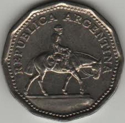 Coins; Argentina 10 Peso 1963