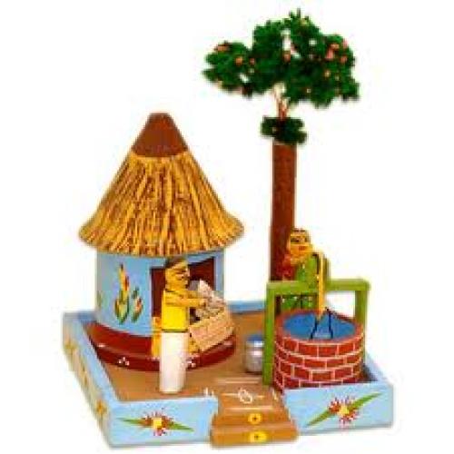 Children Wooden Toy,  Indian Character