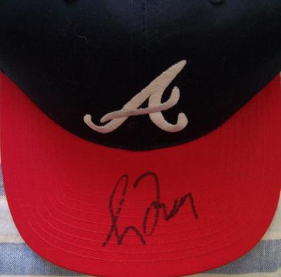 Greg Maddux autographed Atlanta Braves replica cap