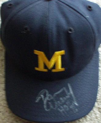 Dan Dierdorf autographed Michigan Wolverines cap