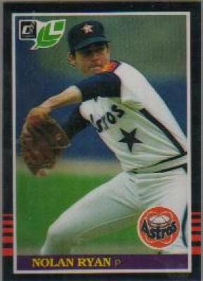 Nolan Ryan Houston Astros 1985 Donruss Leaf card #216 NrMt