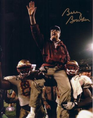 Bobby Bowden autographed Florida State 8x10 victory wave photo