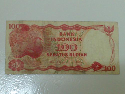Indonesia Bank Note - 100Rupiah