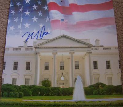 Howard Dean autographed White House calendar page