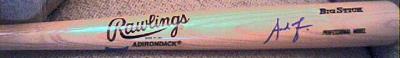 Andruw Jones autographed Rawlings Big Stick bat