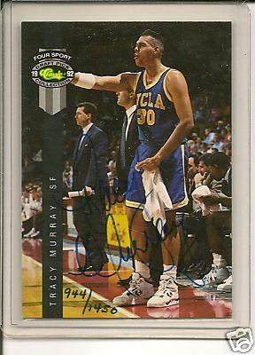 Tracy Murray certified autograph UCLA 1992 Classic card