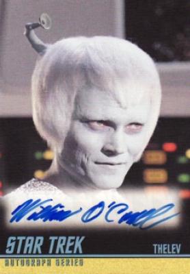 William O'Connell Star Trek certified autograph card