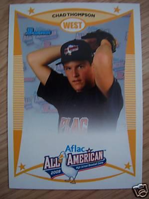 Chad Thompson 2008 AFLAC Bowman Rookie Card