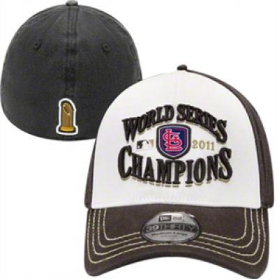 St. Louis Cardinals 2011 World Series Champions official locker room cap or hat