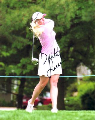 Brittany Lincicome autographed 8x10 photo