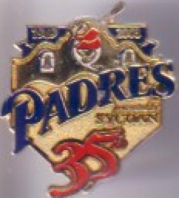 2003 San Diego Padres 35th Anniversary pin