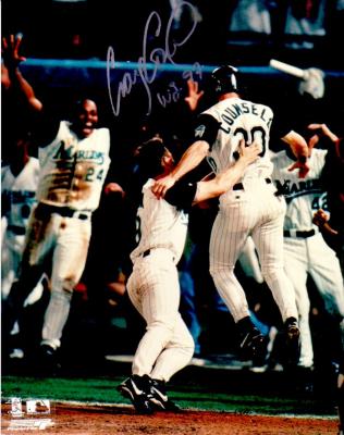 Craig Counsell autographed Florida Marlins 1997 World Series 8x10 photo