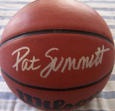 Pat Summitt (Tennessee) autographed Wilson NCAA basketball
