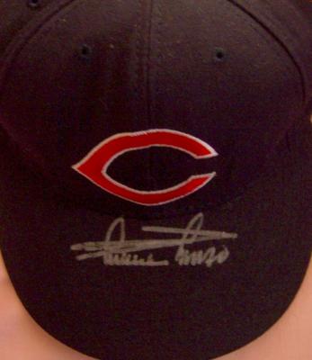 Minnie Minoso autographed Cleveland Indians authentic throwback cap