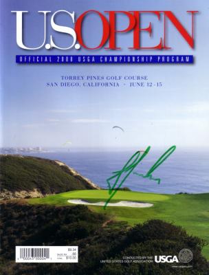 Trevor Immelman autographed 2008 U.S. Open program