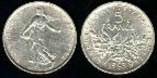 5 francs; Year: 1960-1969; (km 926)