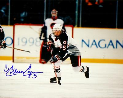Colleen Coyne autographed 1998 USA Hockey 8x10 photo