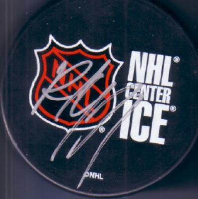 Paul Coffey autographed NHL Center Ice puck