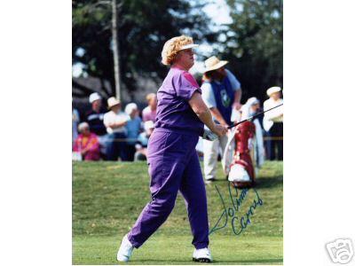 JoAnne Carner autographed 8x10 golf photo