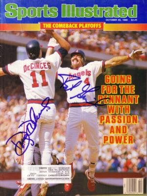 Doug DeCinces & Bob Grich autographed Angels 1986 Sports Illustrated