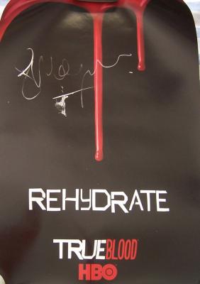 Stephen Moyer autographed True Blood mini poster