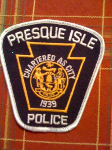 Old Presque Isle Maine Police patch