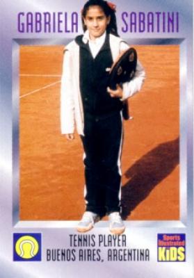 Gabriela Sabatini 1996 Sports Illustrated for Kids card