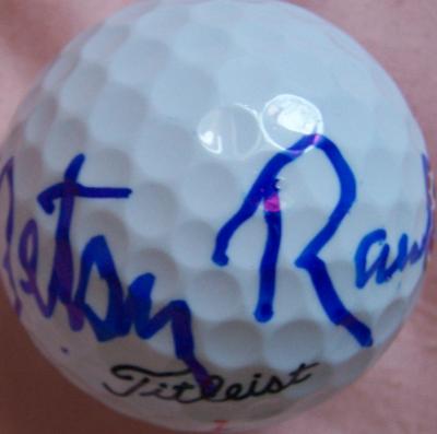 Betsy Rawls autographed Titleist golf ball