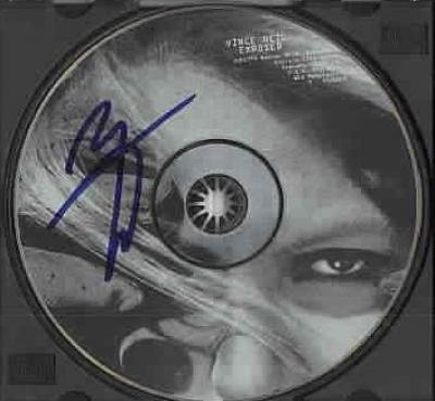 Vince Neil autographed Exposed CD