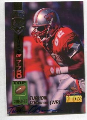 Turhon O'Bannon New Mexico certified autograph 1994 Signature Rookies card
