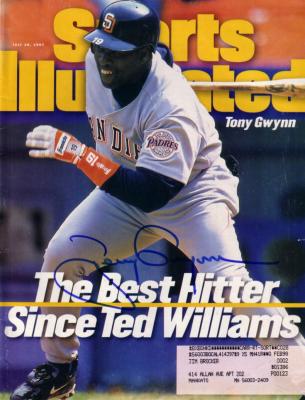 Tony Gwynn autographed San Diego Padres 1997 Sports Illustrated