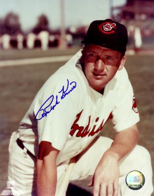 Ralph Kiner autographed Cleveland Indians 8x10 photo