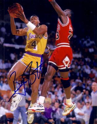 Byron Scott autographed Los Angeles Lakers 8x10 photo
