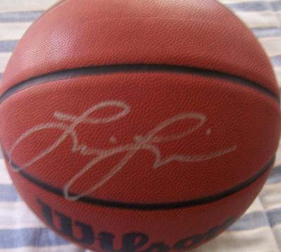 Lisa Leslie autographed Wilson NCAA basketball