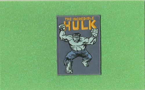 THE INCREDIBLE HULK IRON ON PATCH