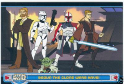 Star Wars Clone Wars 2004 Topps promo card P1