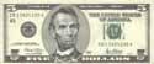 5 Dollars; Issue of 1996-1999; (enlarged portraits)