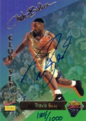 Travis Best certified autograph Georgia Tech 1995 Signature Rookies card