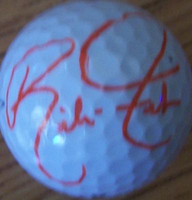 Rickie Fowler autographed golf ball