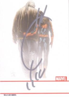Joe Quesada autographed Marvel Spider-Man comic book card