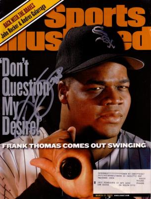 Frank Thomas autographed Chicago White Sox 2000 Sports Illustrated