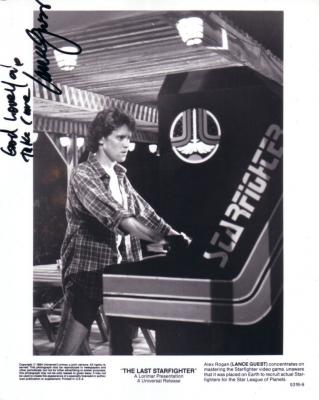 Lance Guest autographed The Last Starfighter 8x10 photo