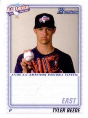 Tyler Beede 2010 AFLAC Bowman Rookie Card