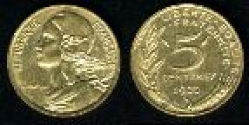 5 centimes; Year: 1966-2001; (km 933)