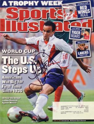 Landon Donovan autographed U.S. Soccer 2002 World Cup Sports Illustrated