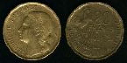 20 francs; Year: 1950-1954; (km 917.2)