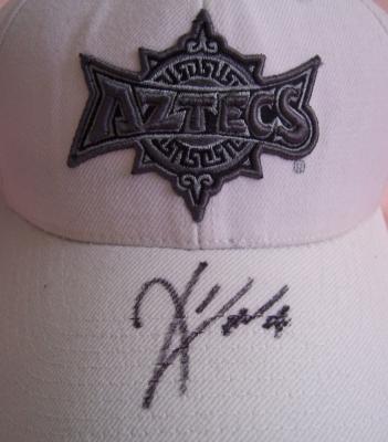 Kirk Morrison autographed San Diego State cap